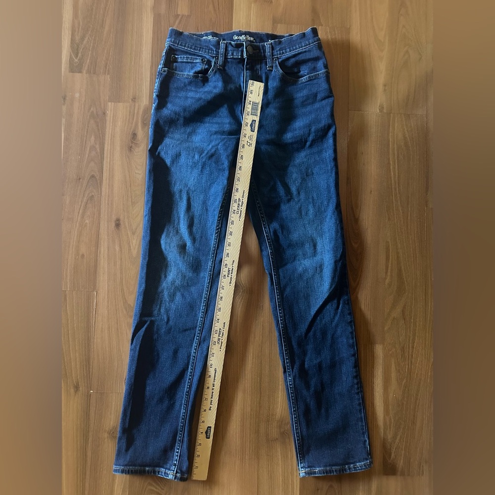 Goodfellow & Co 30Wx32L slim straight jeans 👖 like new - Picture 6 of 7